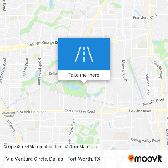 Via Ventura Circle map