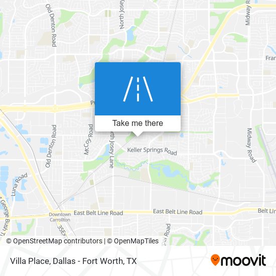 Villa Place map