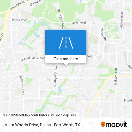 Vista Woods Drive map