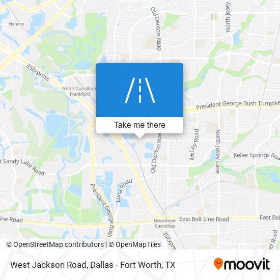 West Jackson Road map