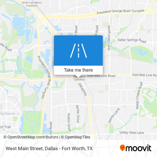 West Main Street map