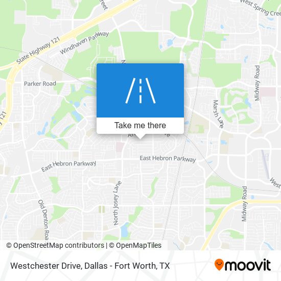 Mapa de Westchester Drive