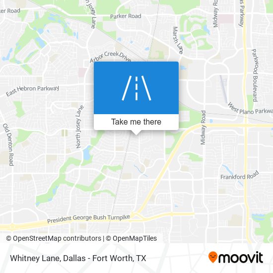 Mapa de Whitney Lane