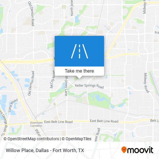 Willow Place map