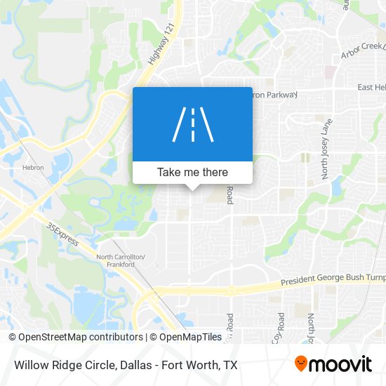 Willow Ridge Circle map