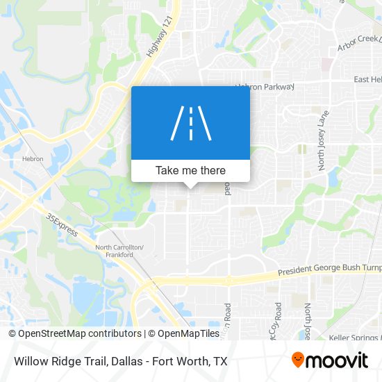 Mapa de Willow Ridge Trail