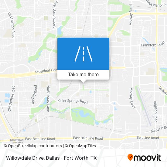 Willowdale Drive map