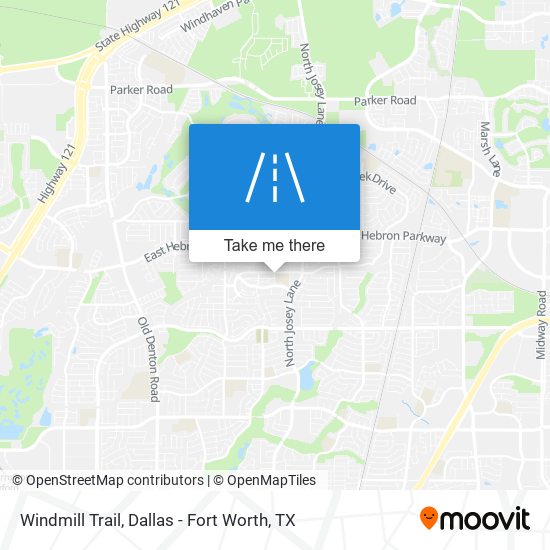 Windmill Trail map