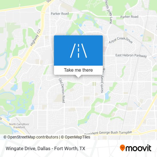 Mapa de Wingate Drive