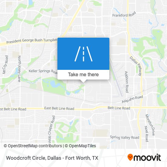 Mapa de Woodcroft Circle