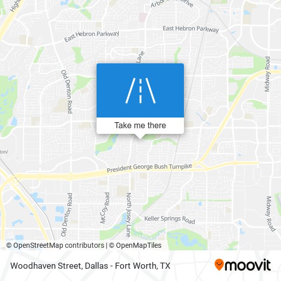 Woodhaven Street map