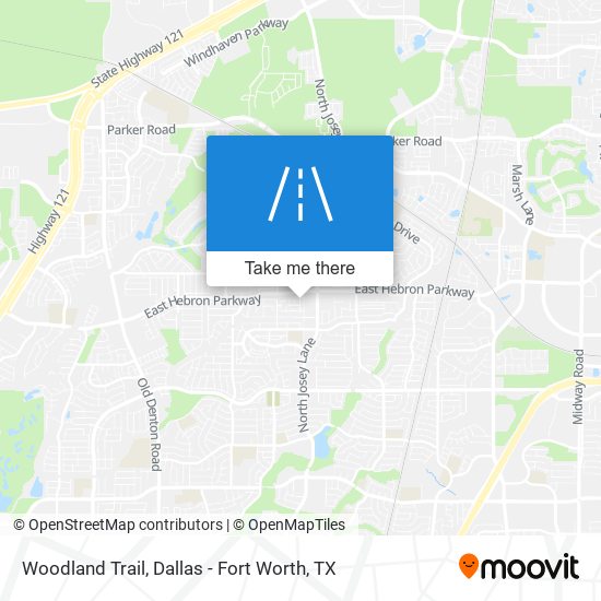 Woodland Trail map