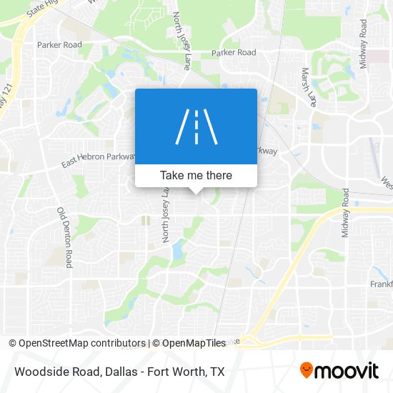 Mapa de Woodside Road