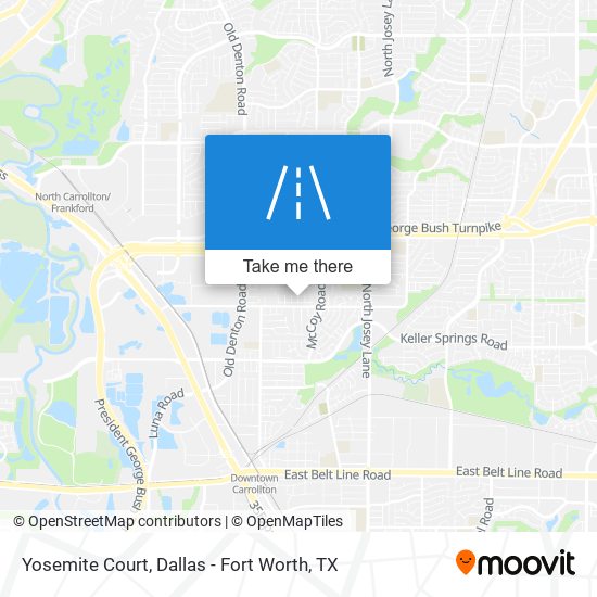 Yosemite Court map