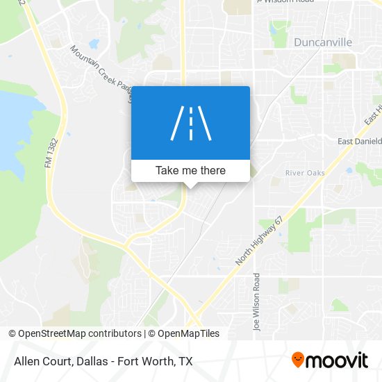 Mapa de Allen Court