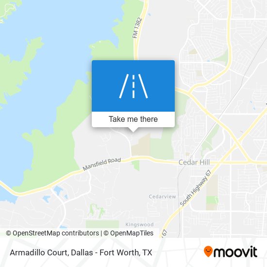 Mapa de Armadillo Court