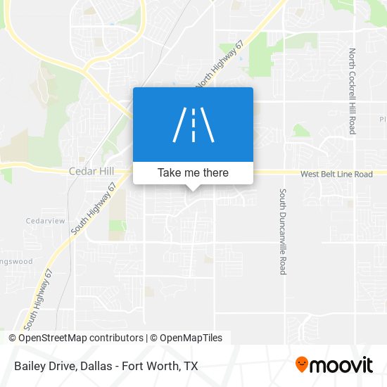 Bailey Drive map