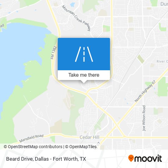 Beard Drive map