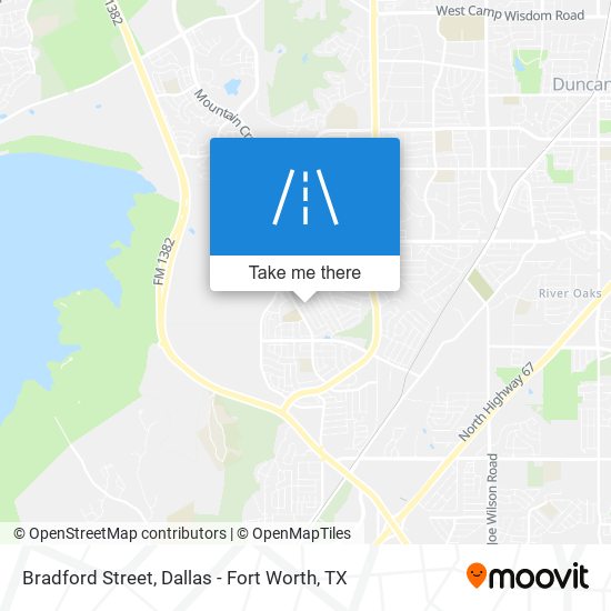 Mapa de Bradford Street