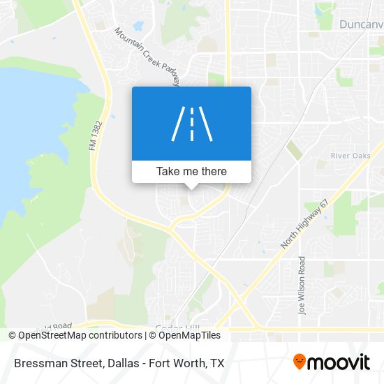 Bressman Street map