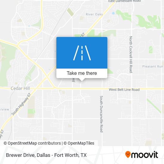 Mapa de Brewer Drive
