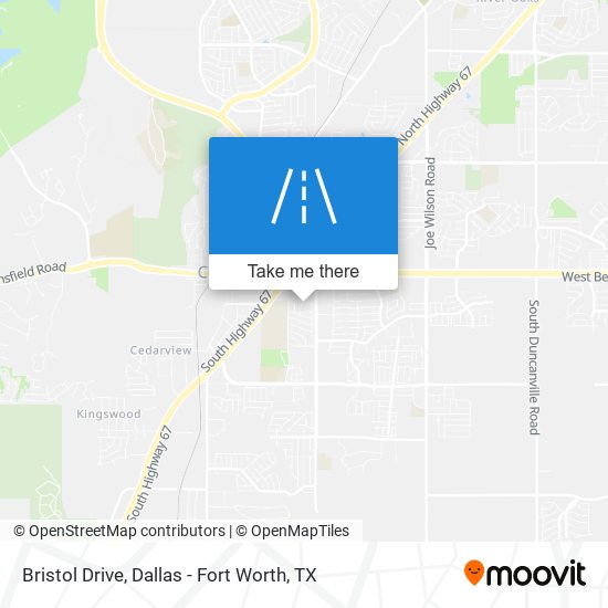 Bristol Drive map