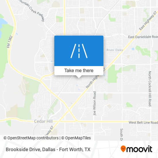 Brookside Drive map