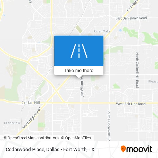 Mapa de Cedarwood Place