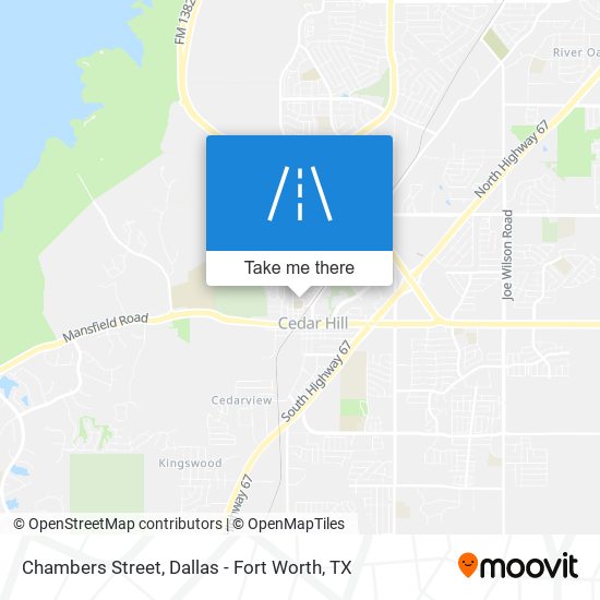 Chambers Street map