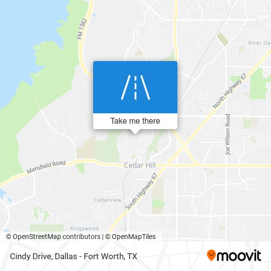 Cindy Drive map