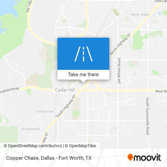 Copper Chase map