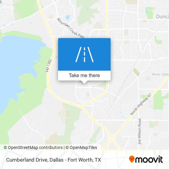Cumberland Drive map