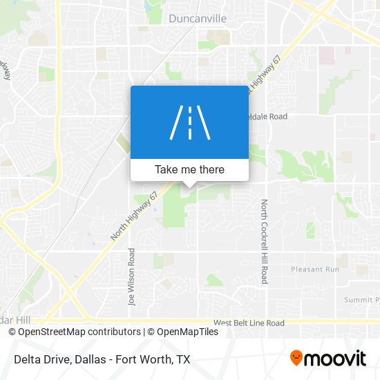 Delta Drive map
