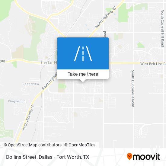 Dollins Street map
