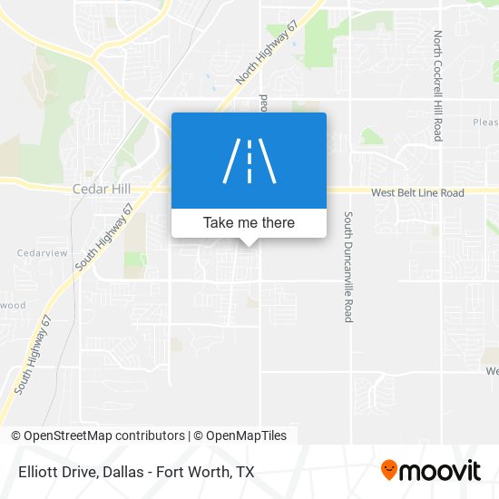 Elliott Drive map