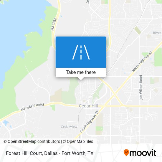 Forest Hill Court map