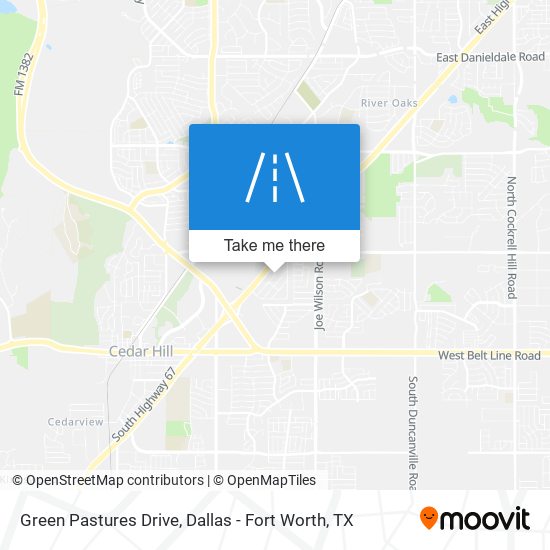 Mapa de Green Pastures Drive