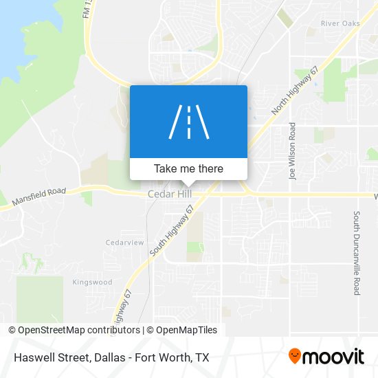 Mapa de Haswell Street