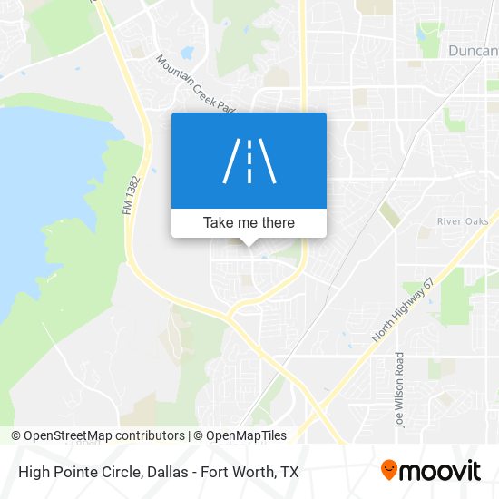 High Pointe Circle map