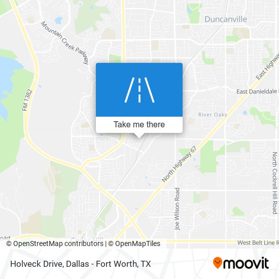 Holveck Drive map