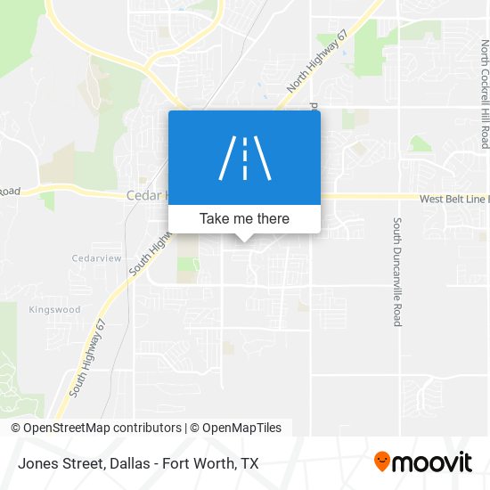 Jones Street map