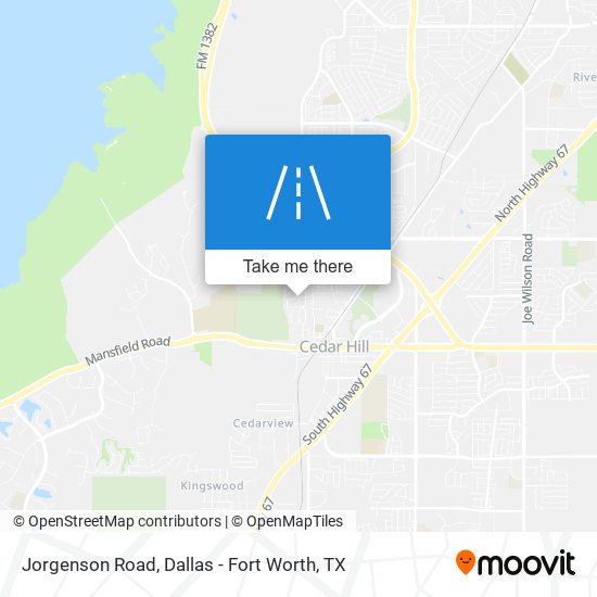 Jorgenson Road map