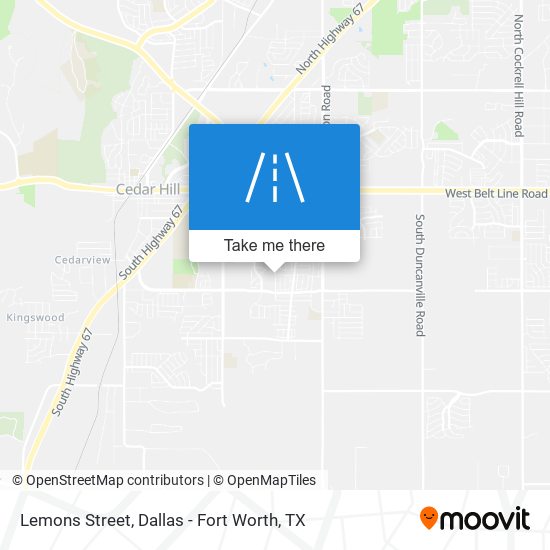 Lemons Street map