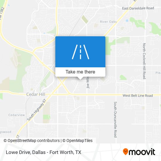 Lowe Drive map
