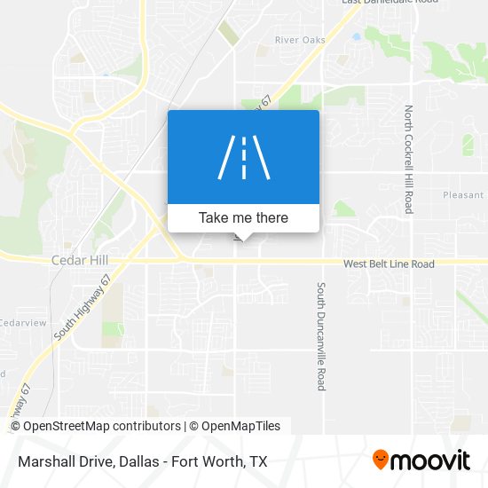 Mapa de Marshall Drive