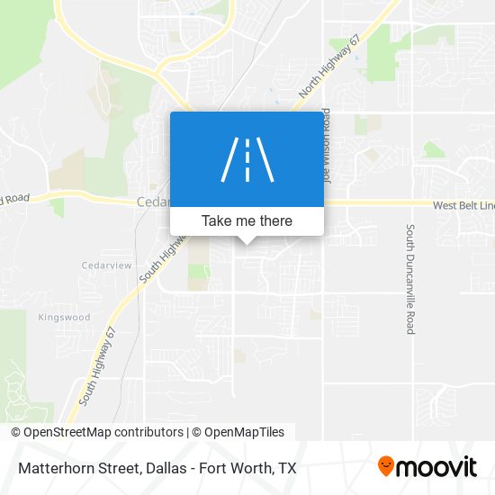 Matterhorn Street map