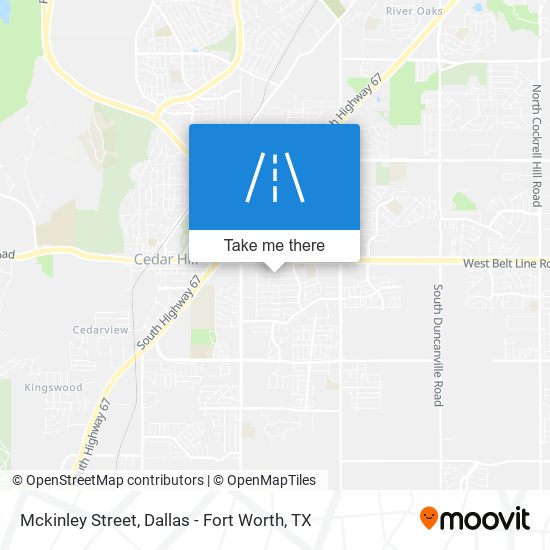 Mckinley Street map
