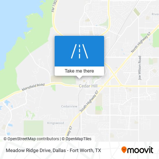 Meadow Ridge Drive map