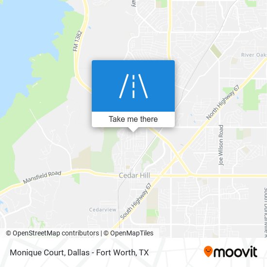 Monique Court map