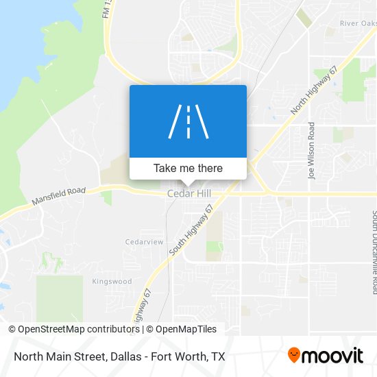 North Main Street map